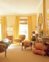 This is a sign that will love to experiment with more daring shades such as yellow, this could be in the form of a sunflower yellow statement wall, a mustard headboard, or simply splashes of buttercup yellow throughout. 43 Window Treatment Ideas That Will Dramatically Improve Your View Yellow Walls Living Room Yellow Living Room Yellow Room