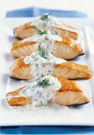 20 Minute Skillet Salmon You Re Only 20 Minutes Away From Sizzling Salmon In A Creamy Sauce Infused With Cucumbers And D Salmon Recipes Kraft Recipes Recipes