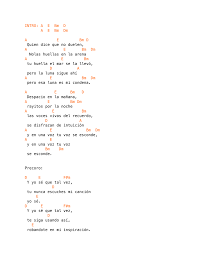 Bacilos Caraluna Acordes Y Letra Letra, acordes, tablatura (tab), notas y partitura de la cancion caraluna de bacilos. bacilos caraluna acordes y letra