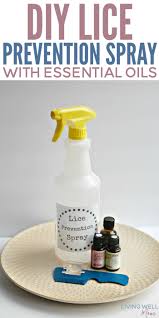 This Homemade Lice Prevention Spray For Kids Is Easy To Make And Uses Essential Oils As A Safe Lice Prevention Lice Prevention Spray Lice Spray Essential Oils