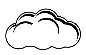 Pin By Cloud Clipart On Cliparts Image Cloud Black And White Clouds Free Clip Art