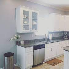 Newly Refinished White Kitchen Cabinets In Benjamin Moore Snow White Light And Bright Kitchen Bright Kitchens Kitchen Cabinets Kitchen
