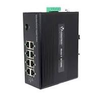 9-Port Unmanaged Industrial Switch, 8-Gigabit Ethernet RJ45 Port , 1-SFP  Port