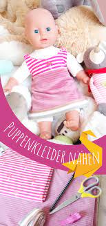 Heute vollenden wir gleich zwei dreierreihen: Puppenkleider Nahen Fur Anfanger Einfach Schnell Talu De