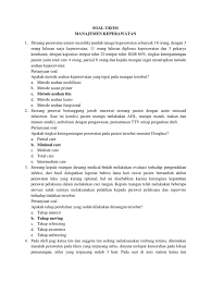 So please help us by uploading 1 new document or like us to download Soal Ukom Manajemen