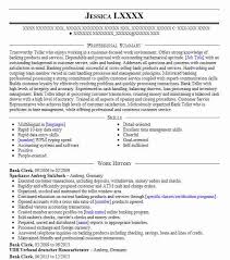 bank clerk resume example banking