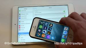 how to sync ipad and iphone with icloud