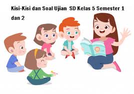 Check spelling or type a new query. Kisi Kisi Dan Soal Ujian Sd Kelas 5 Semester 1 Dan 2 Sch Paperplane