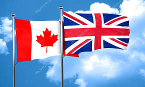Флаг Канады с флагом Великобритании, 3D рендеринг — Стоковое фото ©  ellandar #112808984