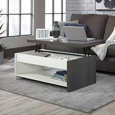 Oden coffee table with storage. Hudson Court Modern Lift Top Coffee Table Charcoal Ash With Pearl Oak 427550 Sauder Sauder Woodworking