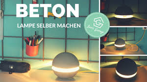 Betonlampe Selber Bauen Lampe Aus Beton Diy Deko Kreativ