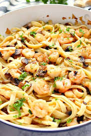 Creamy tomato pasta sauce with capershappy veggie kitchen. Garlic Butter Mushroom Shrimp Pasta Recipe Crunchy Creamy Sweet