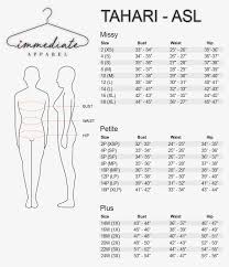 61 punctual tahari by asl petite size chart