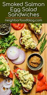 Egg Salad Salmon Sandwiches Healthy Sandwich Recipes Delicious Healthy Recipes Easy Lunch Recipes