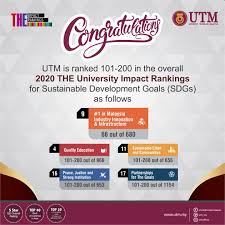 Universiti tunku abdul rahman (utar). Universiti Teknologi Malaysia Utm On Twitter Congratulations Utm For Being Ranked 101 200 In The Overall 2020 Times Higher Education The University Impact Rankings For Sustainable Development Goals Sdg Https T Co Nktaevghjh