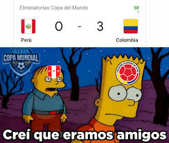 Colombia will be looking to bounce back from their. Colombia Peru Vea Los Memes Del Partido Tras La Goleada A Peru En Las Eliminatorias A Catar 2022