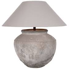 Pair Of Large Terracotta Table Lamps Lamp Table Lamp Hanging Lamp Shade