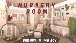 Today nooda and i put together a video of showcasing a few aesthetic decals to use on bloxburg or anywhere else you. Bloxburg Roblox Baby Girl Boy Nursery Room Room Tour And Speedbuild Youtube