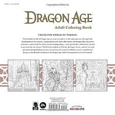 For two millennia the dragon was the symbol of the emperor of china, it was also called dragon and it was present on the front of his dress and in the ornamentation of his palace. Dragon Age Adult Coloring Book Colouring Books Bioware Amazon De Bucher