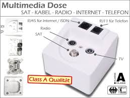 Ich vermute die multimediadose/adapter ist defekt denn kabelfernsehen funktioniert einwandfrei ohne adapter aber nicht mit. 5er Class A Multimedia Dose Sat Tv Netzwerk Telefon Anschlussdose Lan Hd Dsl Rj45 Ebay