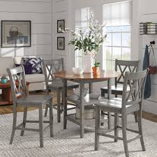 Can be simple at hayneedle where you explore jennifer knierings board kitchen breakfast nook or kitchen environment. Eleanor Drop Leaf Round Counter Height Dining Set By Inspire Q Classic Overstock 30932098