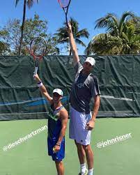 Por eso, solo deseo no encontrarme con él en estas rondas en el futuro. La Divertida Broma De Schwartzman A Isner Por Su Altura Tenis Cadena 3 Argentina