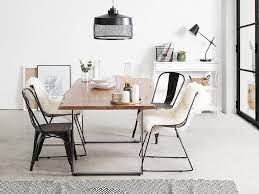 table 200 x 100 cm plateau en bois agra beliani fr dining table black wood dining table dining room small