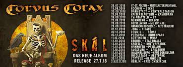 Açúcar no centro da disputa: Corvus Corax Tour 2018 20 10 2018 Cottbus Brandenburg Germany Concerts Metal Calendar