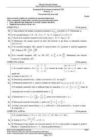 Subiecte bac matematica pentru examenul de bacalaureat. Bacalaureat 2020 Ce Subiecte Au Picat La MatematicÄƒ È™i Istorie