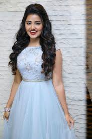 Anupama Parameswaran Designer Dresses Indian Hairstyles For Gowns Long Skirt Top Designs