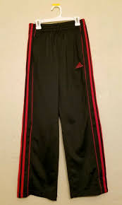 Black And Red Adidas Pants Sponsored Ebay Adidas Track Black Red 3 Stripes Pants Athletic Pockets Boys Size Medium 10 12 Adidas Track Black And Red Pants
