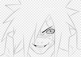 Serving as the eponymous protagonist of the series, he is a young ninja from the fictional village of konohagakure (hidden leaf village). Eye Line Art White Sketch Lineart Naruto Angle White Png Pngegg