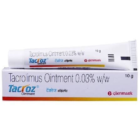 Buy Tacroz Ointment online | Uses, Side Effects, Price and substitutes | Apollo Pharmacy