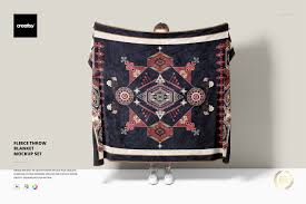 Download Fleece Throw Blanket Mockup Set On Behance