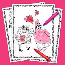 We have collected 39+ spongebob valentine coloring page images of various designs for you to color. Spongebob Valentine S Day Coloring Pack Nickelodeon Parents