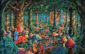 48 fuchsia dancing fairies and buds close(r) up. Jigsaw Puzzle Fantasy Fairy Stairway 500 Pieces New Made In The Usa Puzzles Contemporary Puzzles Studioestetica Net