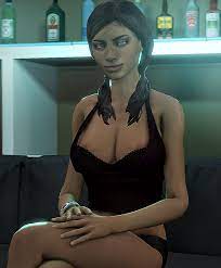 1girls 2016 3d 5 fingers areolae bra bracelet breasts clothes  couch crossed legs dark-skinned female dark skin dead space dead space 2  dead space 3 ea electronic arts ellie