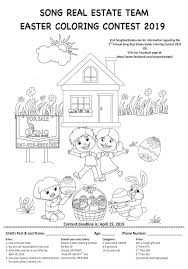 The trio looks extremely happy contesting each other in the race. Song Real Estate Team 2019 Easter Coloring Contest Eugene Real Estate Song Real Estate