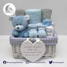 Blue Baby Boy Baby Gift Basket Baby Gift Basket Baby Boy Gifts Baby Gifts