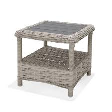 The duraboard table top is a weather resistant, maintenance free, environmentally friendly table top that is built to stand the rest of time. Lifestyle Garden Samoa 50cm Side Table Burleydam Garden Centre