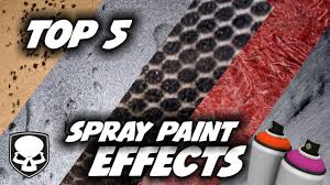 Top 5 Spray Paint Effects 2018 Super Easy Tricks Youtube
