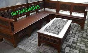 Mebel atau furnitur adalah perlengkapan rumah yang mencakup semua barang seperti kursi, meja, dan lemari. 132 Kursi Sudut Minimalis Kayu Jati Ukir Mewah Jepara Harga Murah Terbaru