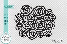 Check out the crafts you can make with these flowers in the crafts section below. Roses Big Bundle Flowers Bouquet Cut Out Laser Svg Cricut By Kartcreation Thehungryjpeg Com