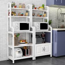 Katie microwave stand with hutch montgomery ward. Kitchen Shelves Landing Multi Layer Microwave Oven Shelves Cabinets Oven Storage Shelves Household Cabinets Pan Bowls Storage Holders Racks Aliexpress