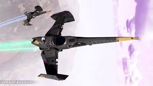 Dark Grey Sand Needle Nose Fighter Ship With Tie Wings Triple Thruster Euclid Galaxy Nmscoordinateexchange No Man S Sky Space Fighter Fighter
