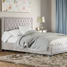 Grey tufted headboard bed bath and beyond canada safety is the primary focus of everyone at bed bath beyond and buybuy baby. Fairmont Park Hemsworth Crushed Velvet Upholstered Bed Frame Reviews Wayfair Co Uk