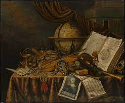 A vanitas still life with celestial and terrestial globes,.png 942 × 389; Edwaert Collier Vanitas Still Life The Metropolitan Museum Of Art
