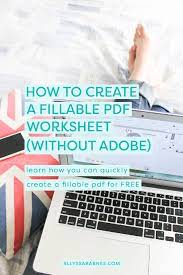 How To Create Fillable Pdf Worksheets Coaching Business Tools Marketing Skills Worksheets