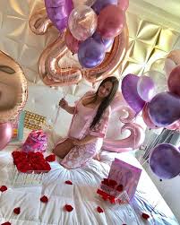 Giant Rose Gold Number Balloons For Birthday Custom Etsy Birthday Party Decorations Rose Gold Number Balloons Birthday Decorations