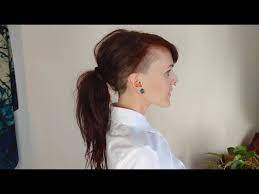 You only need to meet a professional hair stylist to do a good job for you. Professional Work Ponytail Tutorial A Hairstyle For Undercuts Youtube